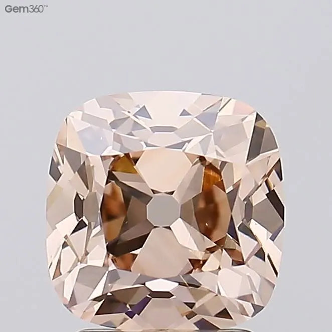 2.30ct Cushion modified Lab Grown Diamond (Colour Fancy Light Brown, Clarity VS1, IGI Certified)