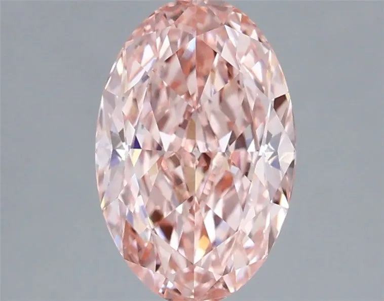 1.42ct Oval Lab Grown Diamond (Colour Fancy Vivid Pink, Clarity VVS2, IGI Certified)