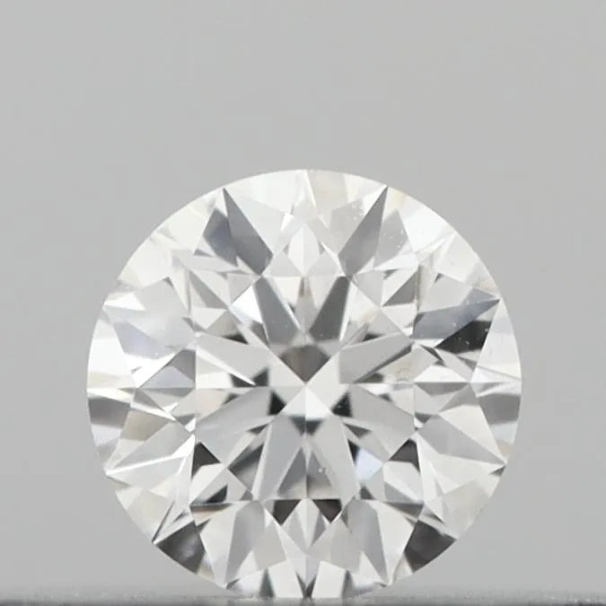 0.13ct Round Lab Grown Diamond (Colour F, Clarity VVS2, Cut EX, IGI Certified)