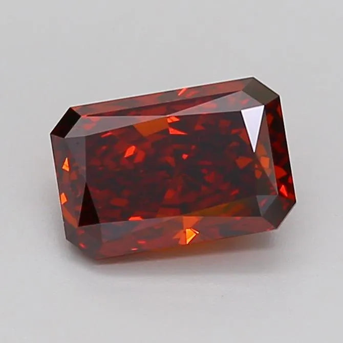 1.50ct Radiant Lab Grown Diamond (Colour Fancy Vivid Brown Orange, Clarity VS2, IGI Certified)