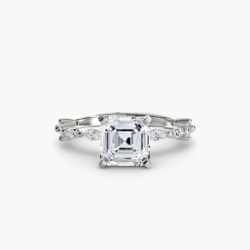 Solitaire with Eternity Pavé EclectiCarat