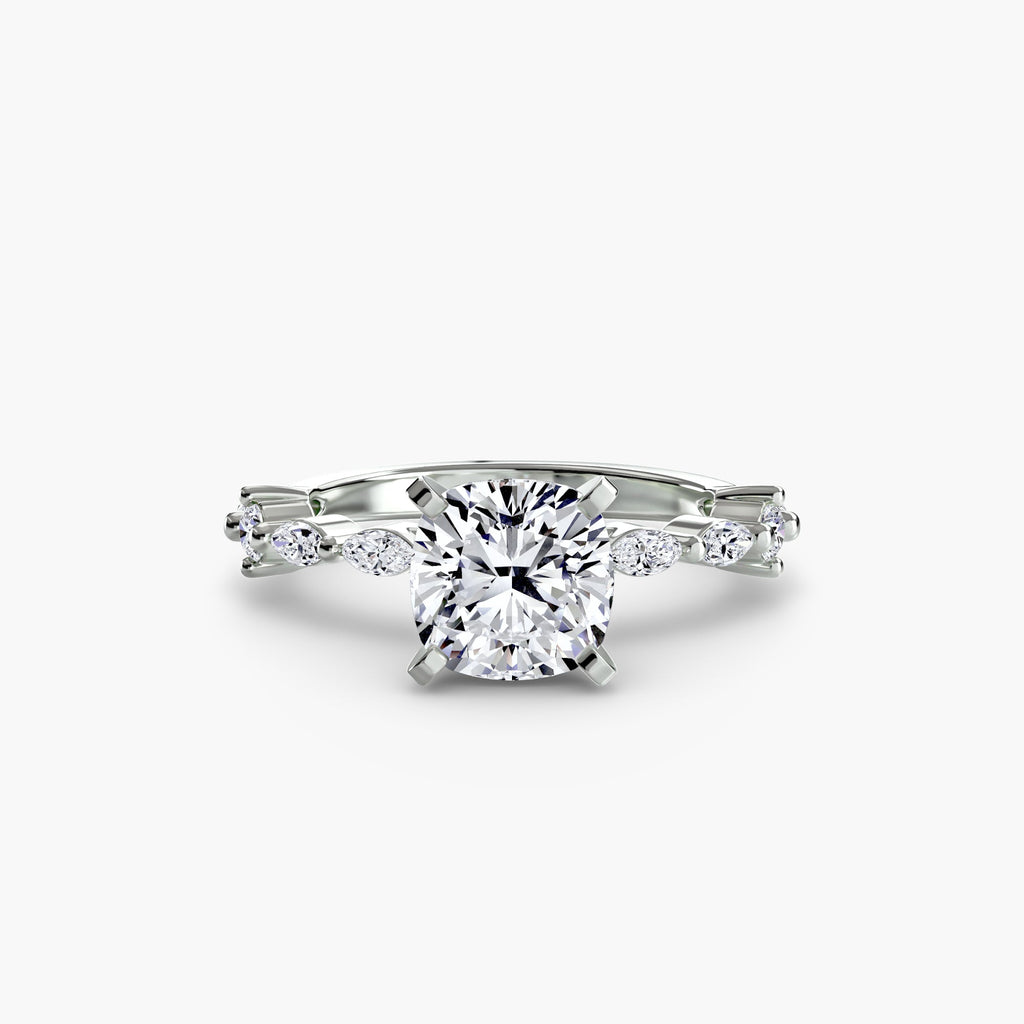 Solitaire with Eternity Pavé EclectiCarat