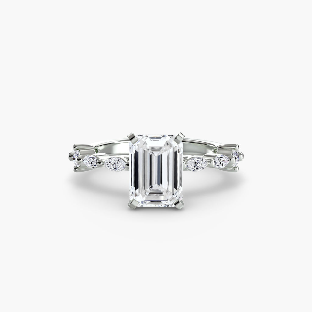 Solitaire with Eternity Pavé EclectiCarat