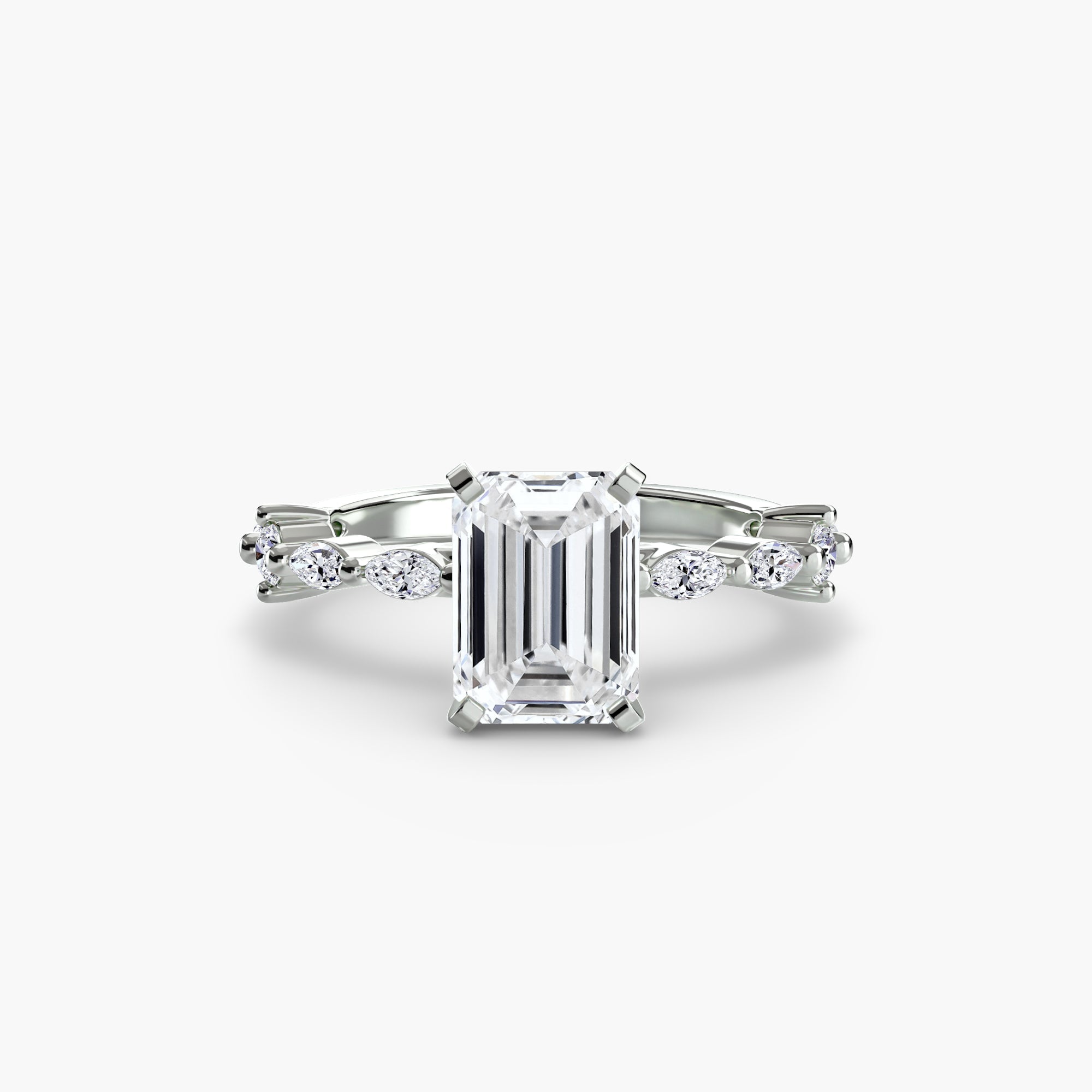 Solitaire with Eternity Pavé EclectiCarat