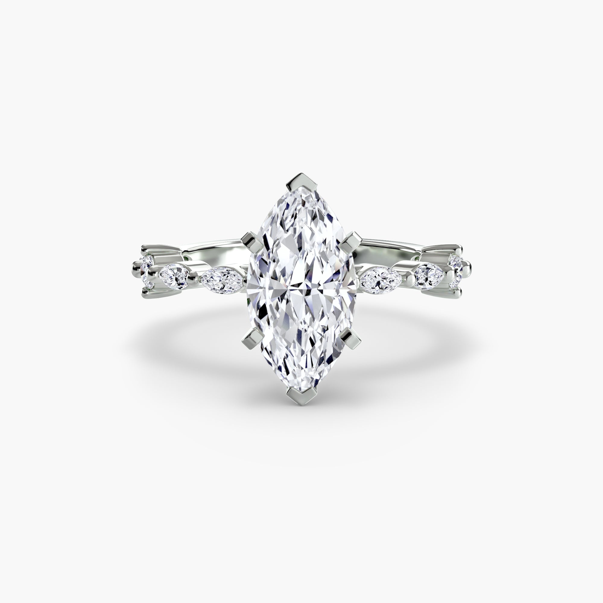 Solitaire with Eternity Pavé EclectiCarat