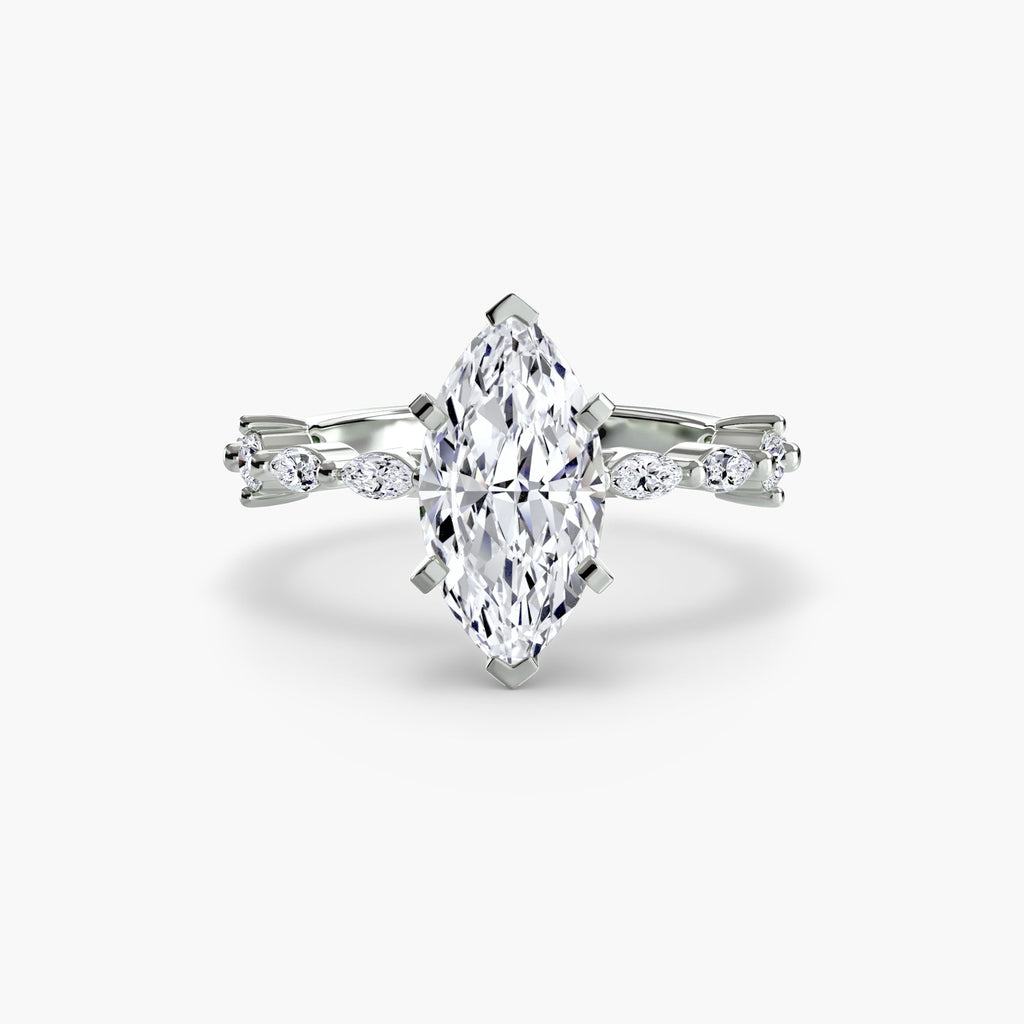 Solitaire with Eternity Pavé EclectiCarat