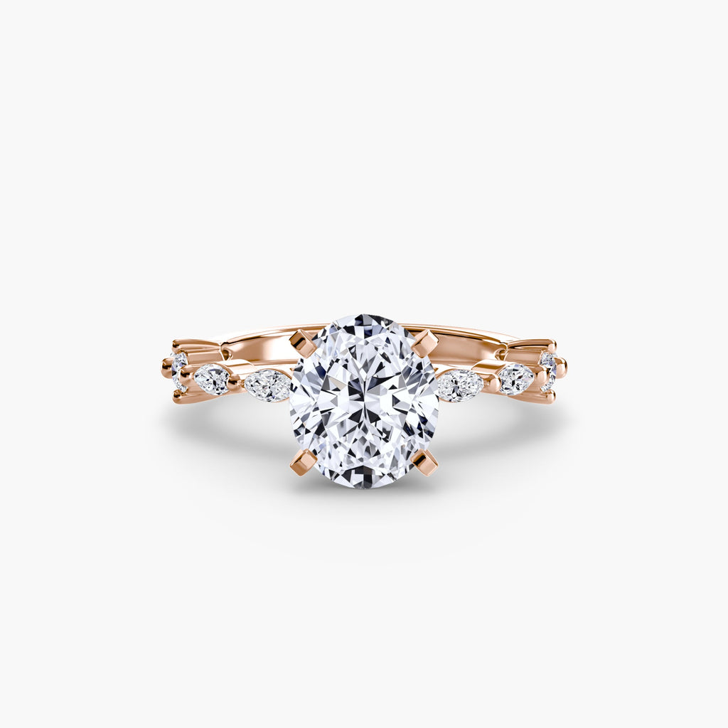 Solitaire with Eternity Pavé EclectiCarat
