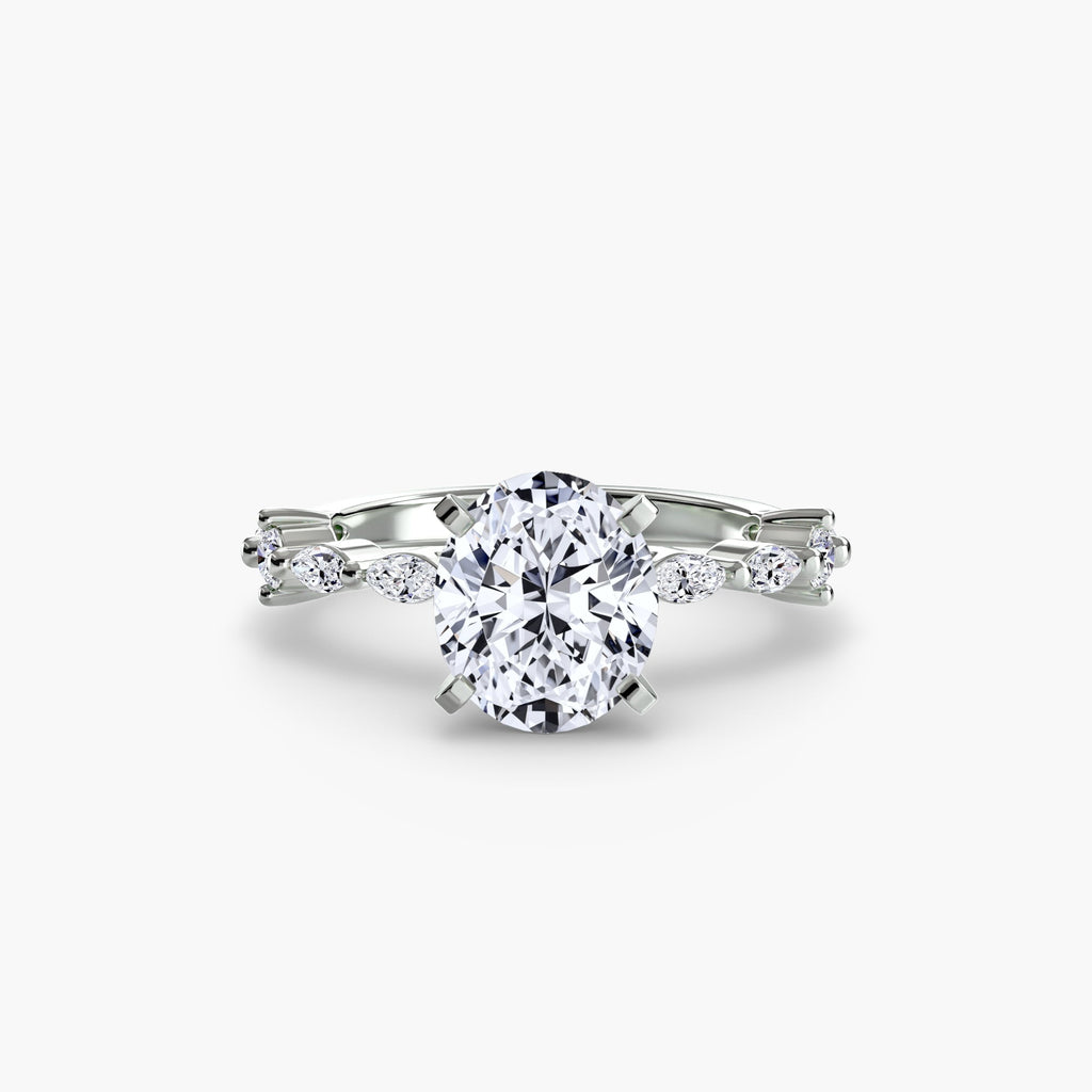 Solitaire with Eternity Pavé EclectiCarat