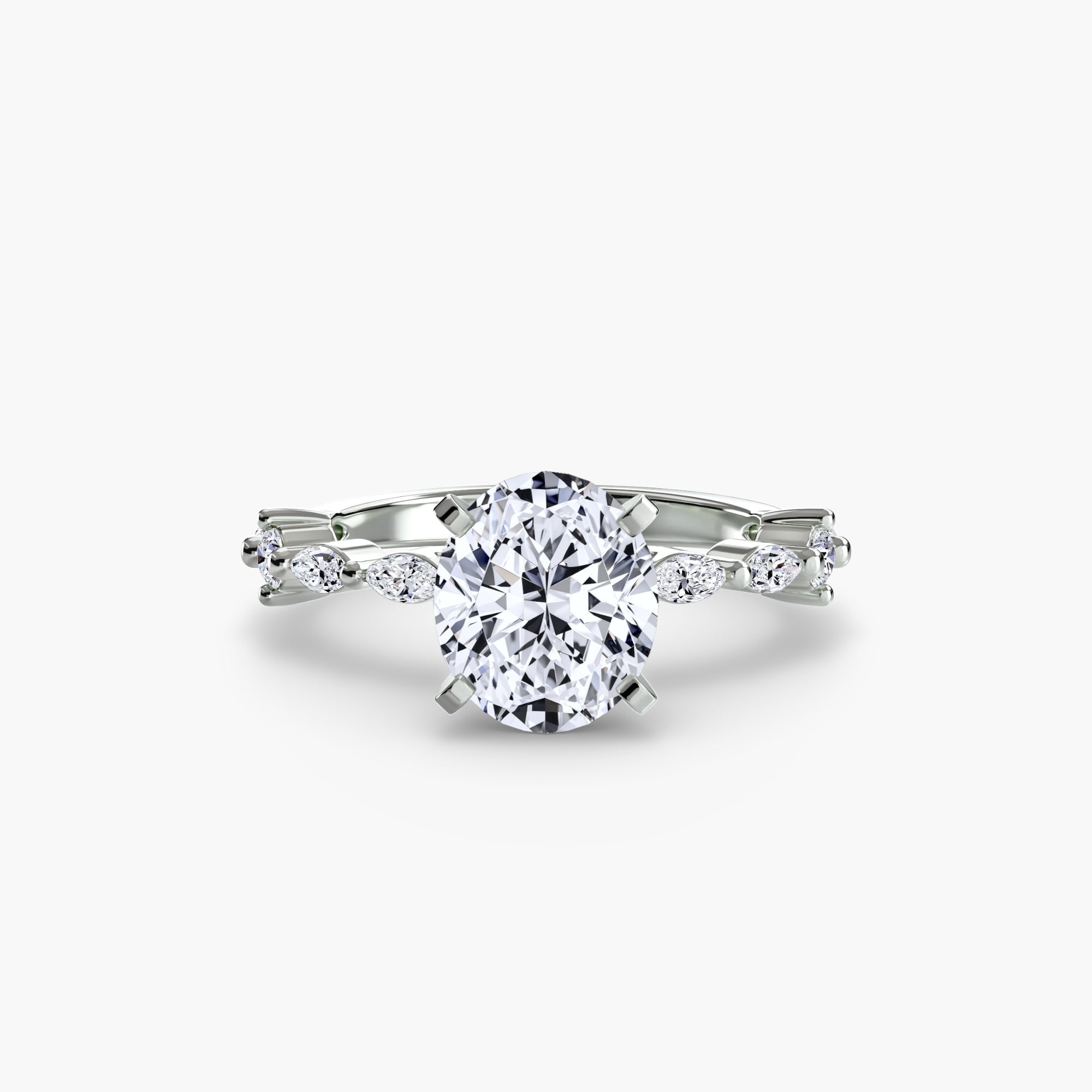 Solitaire with Eternity Pavé EclectiCarat