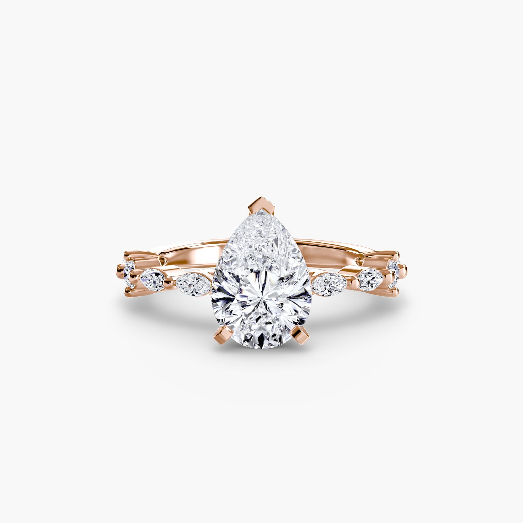 Solitaire with Eternity Pavé EclectiCarat
