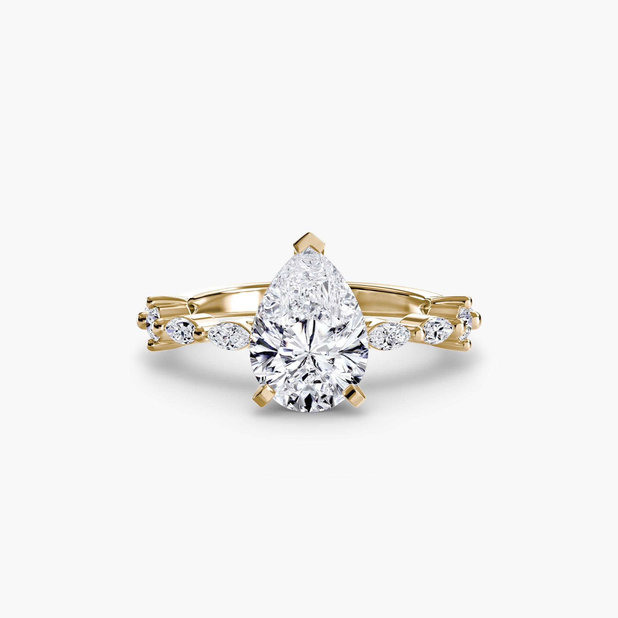 Solitaire with Eternity Pavé EclectiCarat