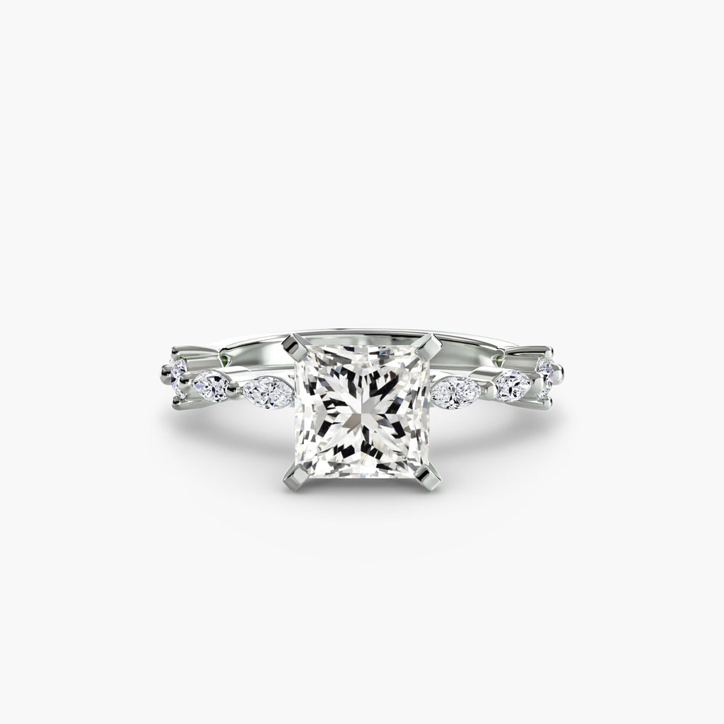 Solitaire with Eternity Pavé EclectiCarat