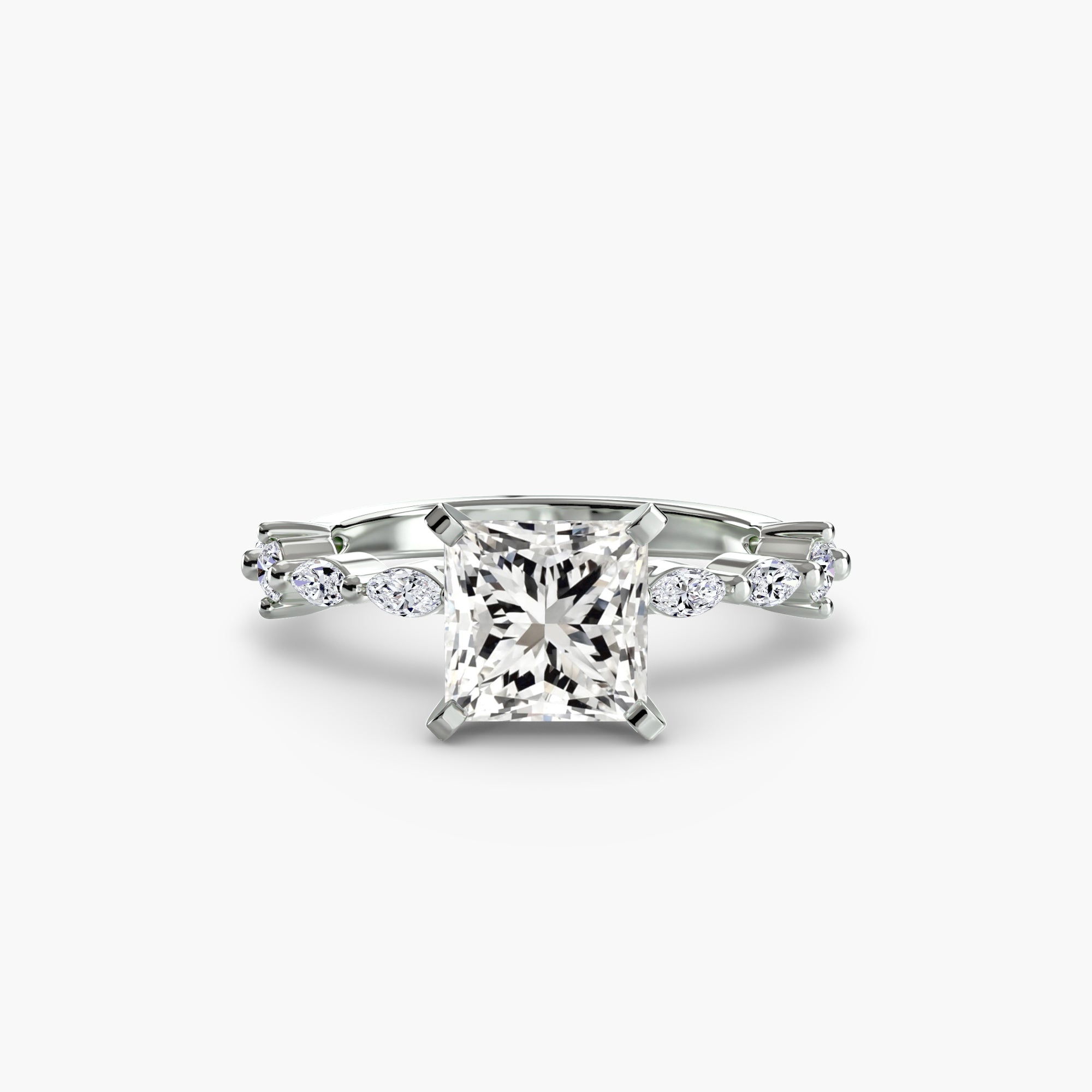 Solitaire with Eternity Pavé EclectiCarat