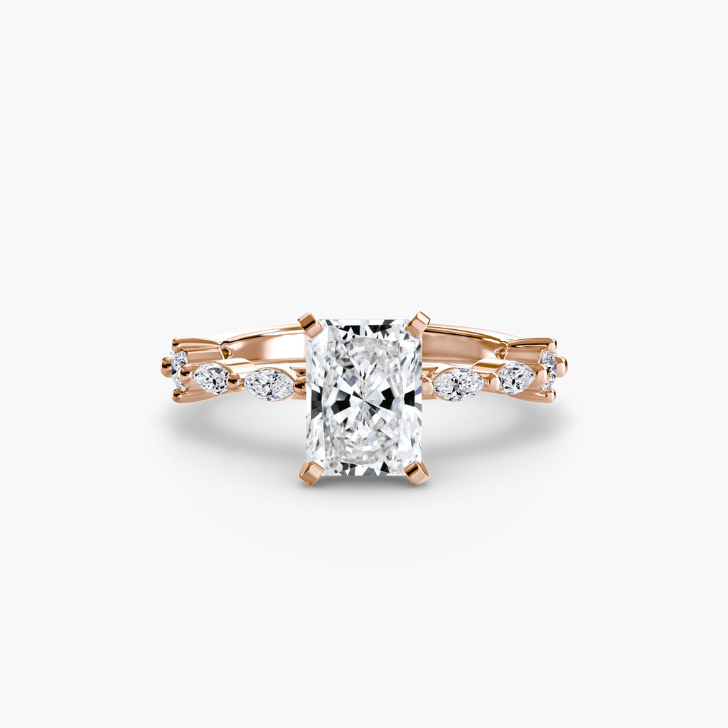 Solitaire with Eternity Pavé EclectiCarat