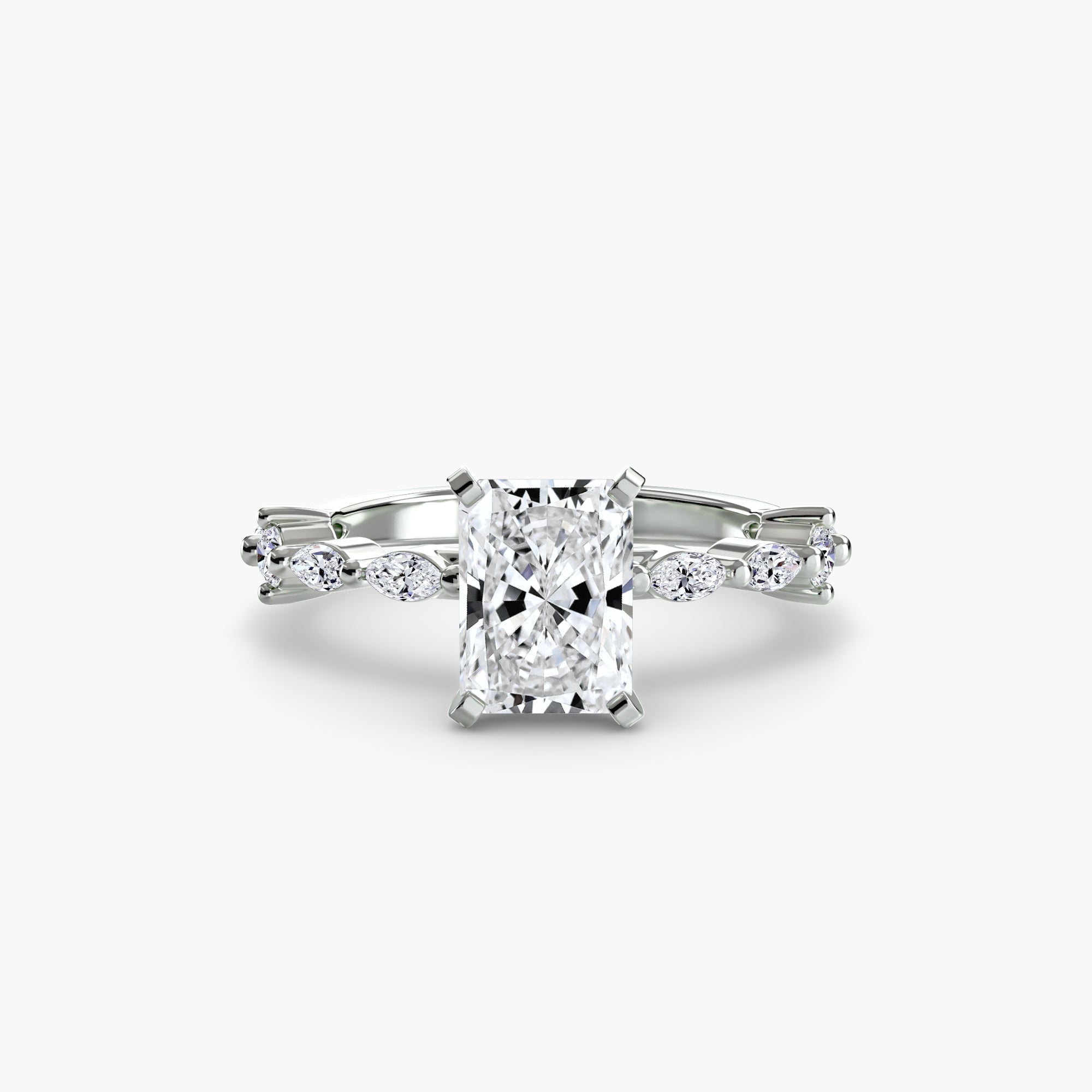 Solitaire with Eternity Pavé EclectiCarat
