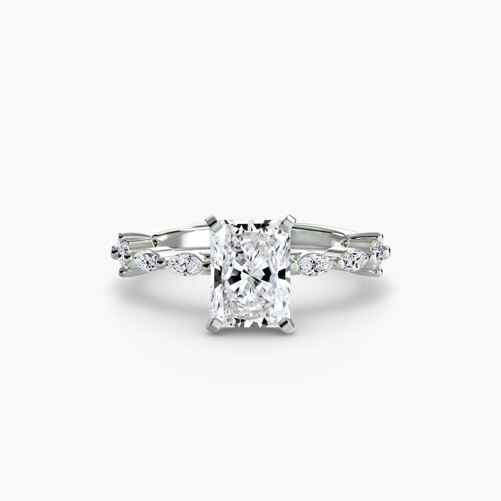 Solitaire with Eternity Pavé EclectiCarat