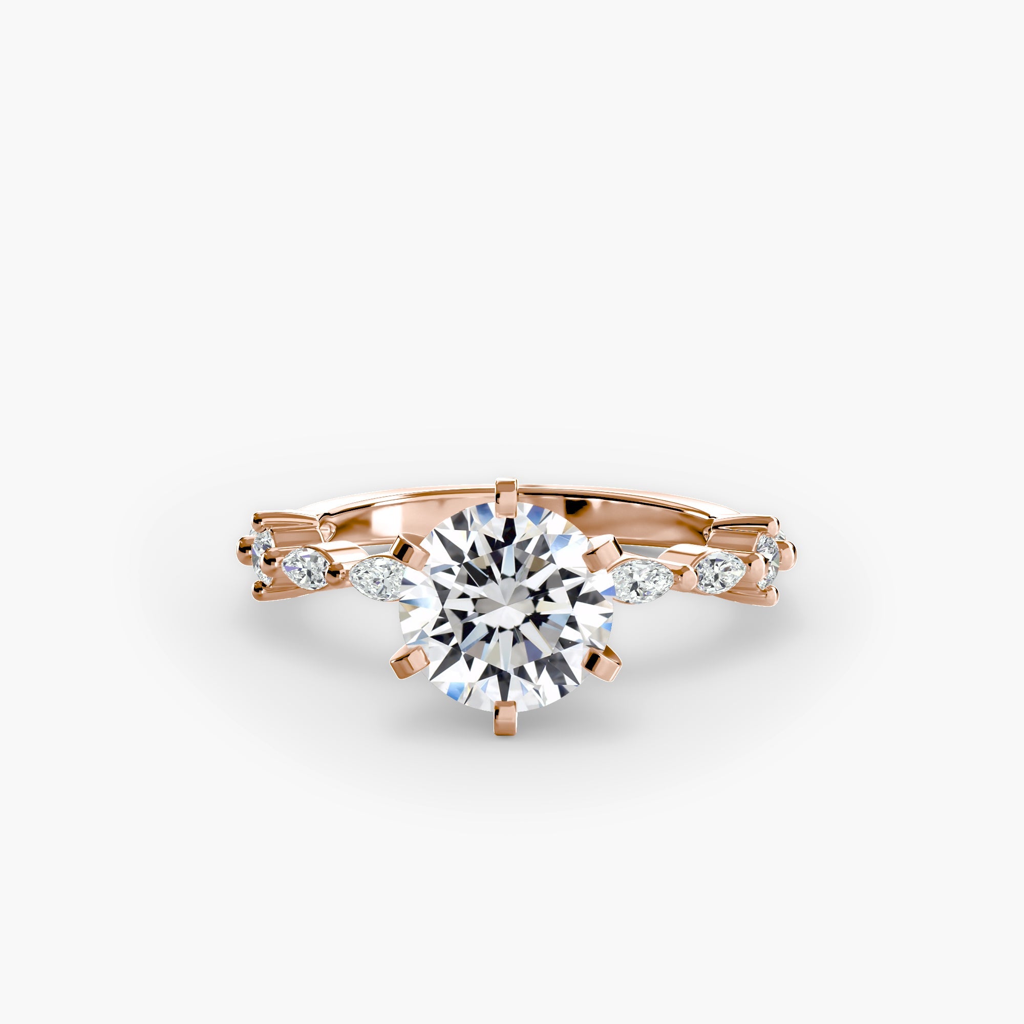 Solitaire with Eternity Pavé EclectiCarat