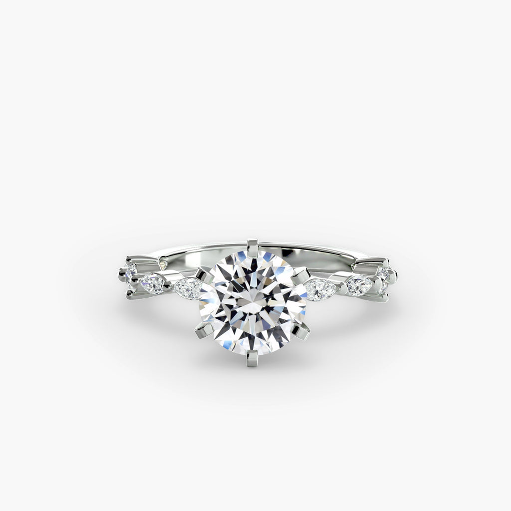 Solitaire with Eternity Pavé EclectiCarat