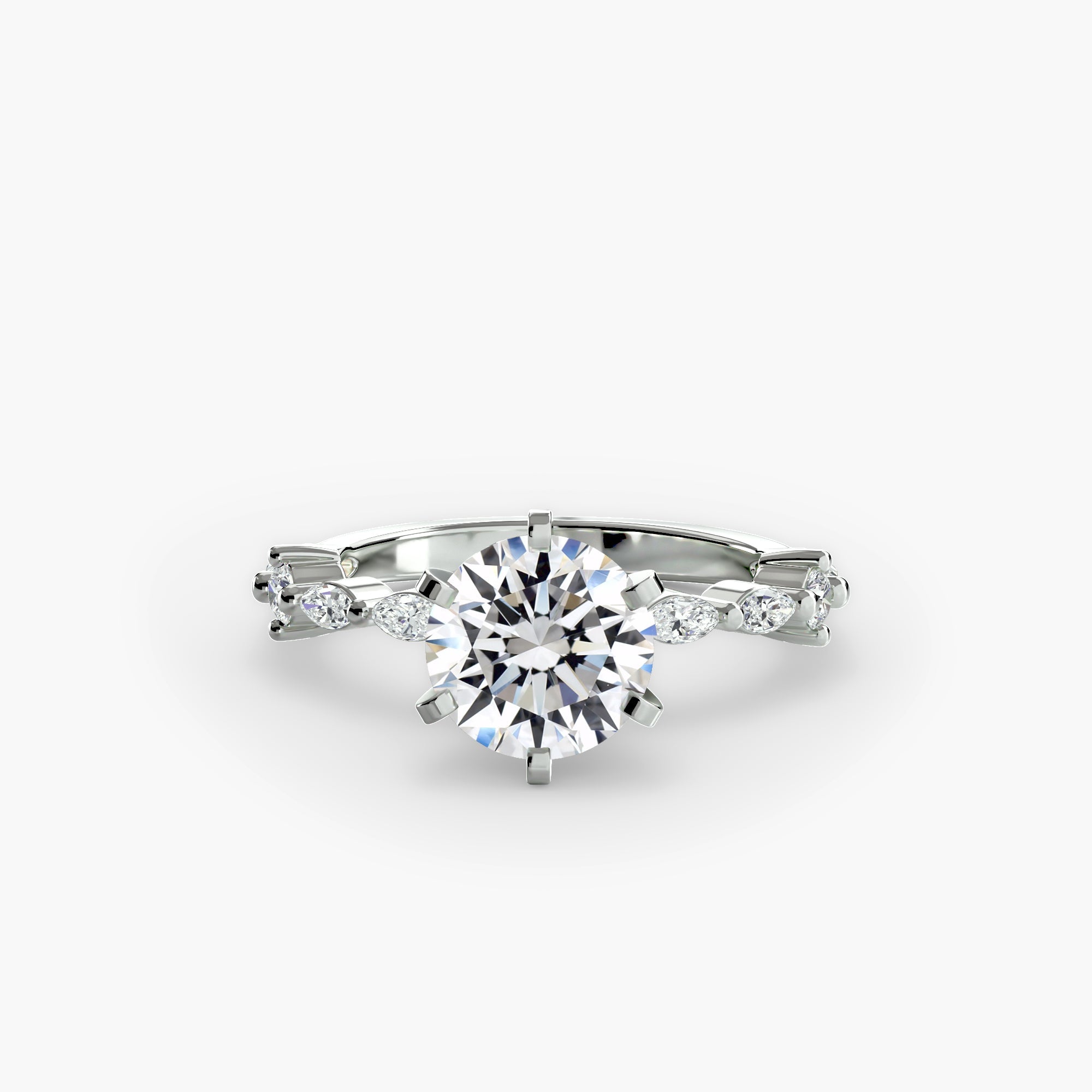Solitaire with Eternity Pavé EclectiCarat