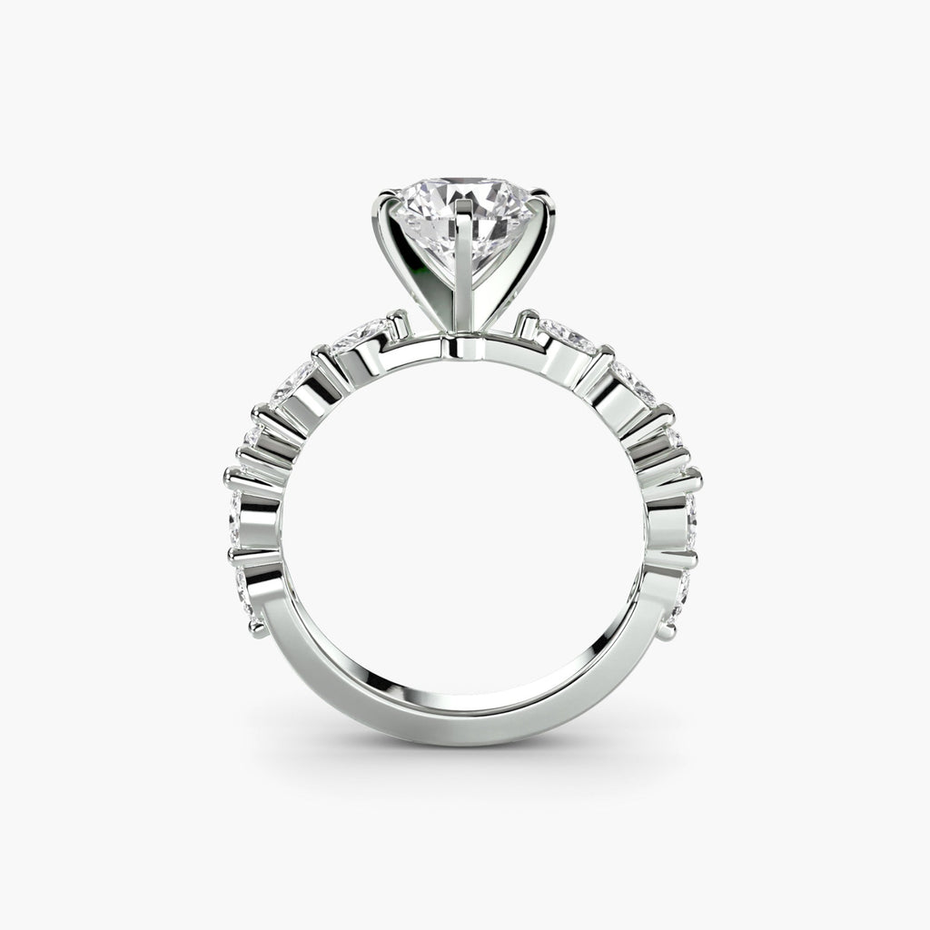 Solitaire with Eternity Pavé EclectiCarat