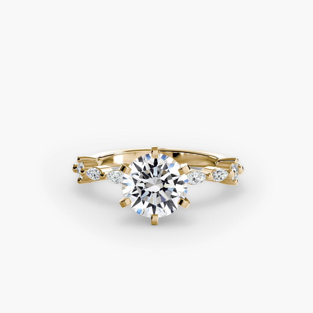 Solitaire with Eternity Pavé EclectiCarat