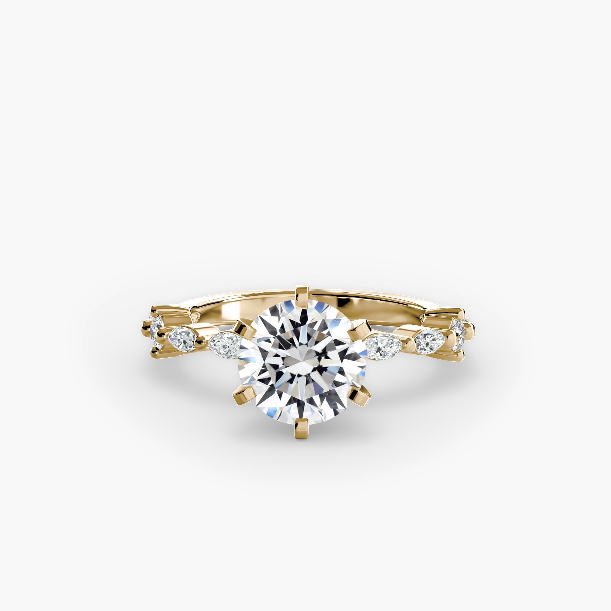 Solitaire with Eternity Pavé EclectiCarat
