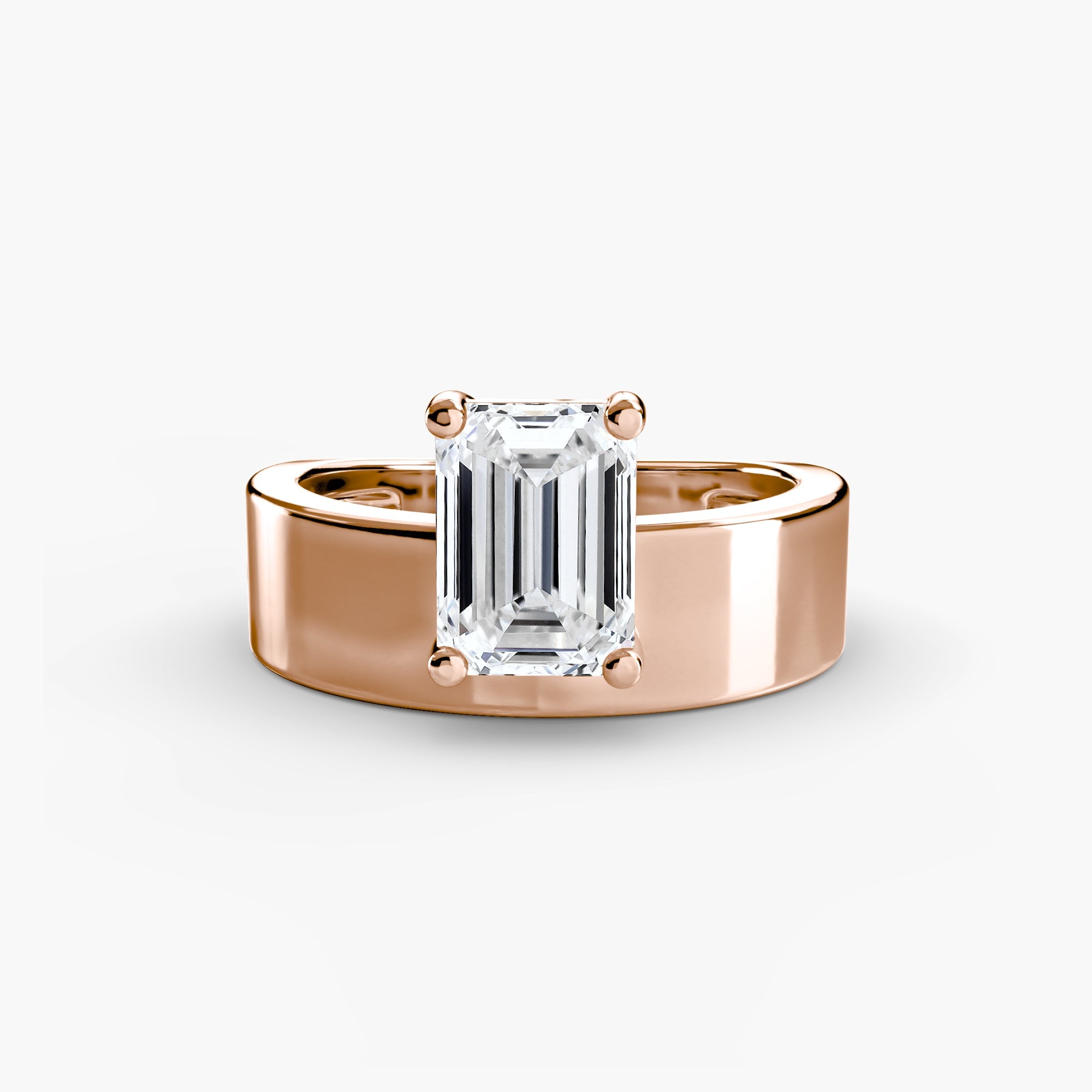 Wide Band Solitaire 2 EclectiCarat