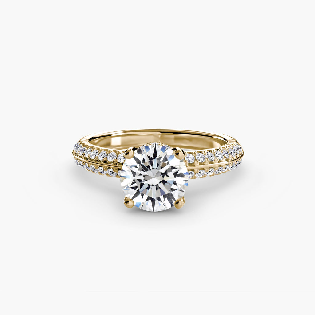 Solitaire with Pavé EclectiCarat