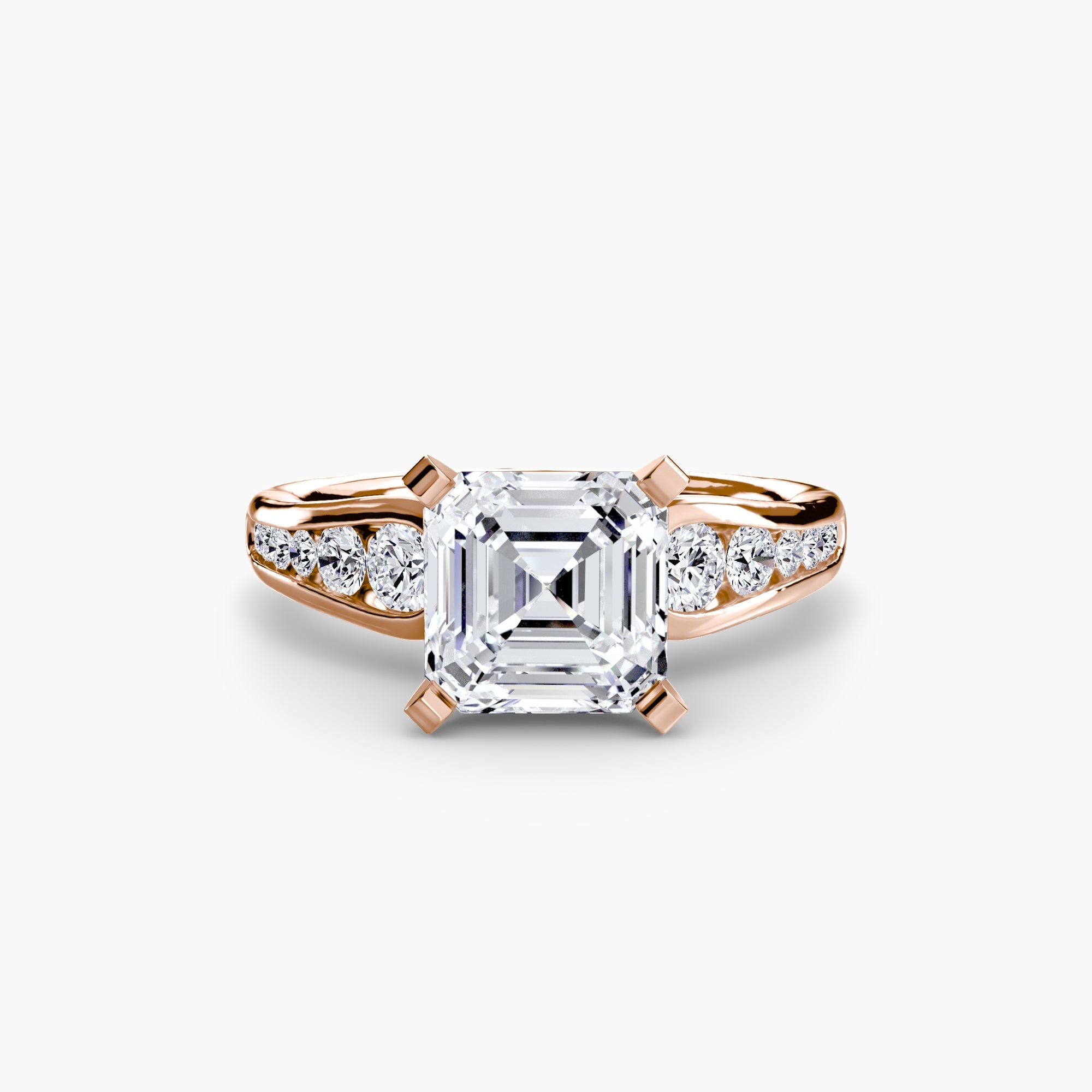 Solitaire with Pavé 2 EclectiCarat