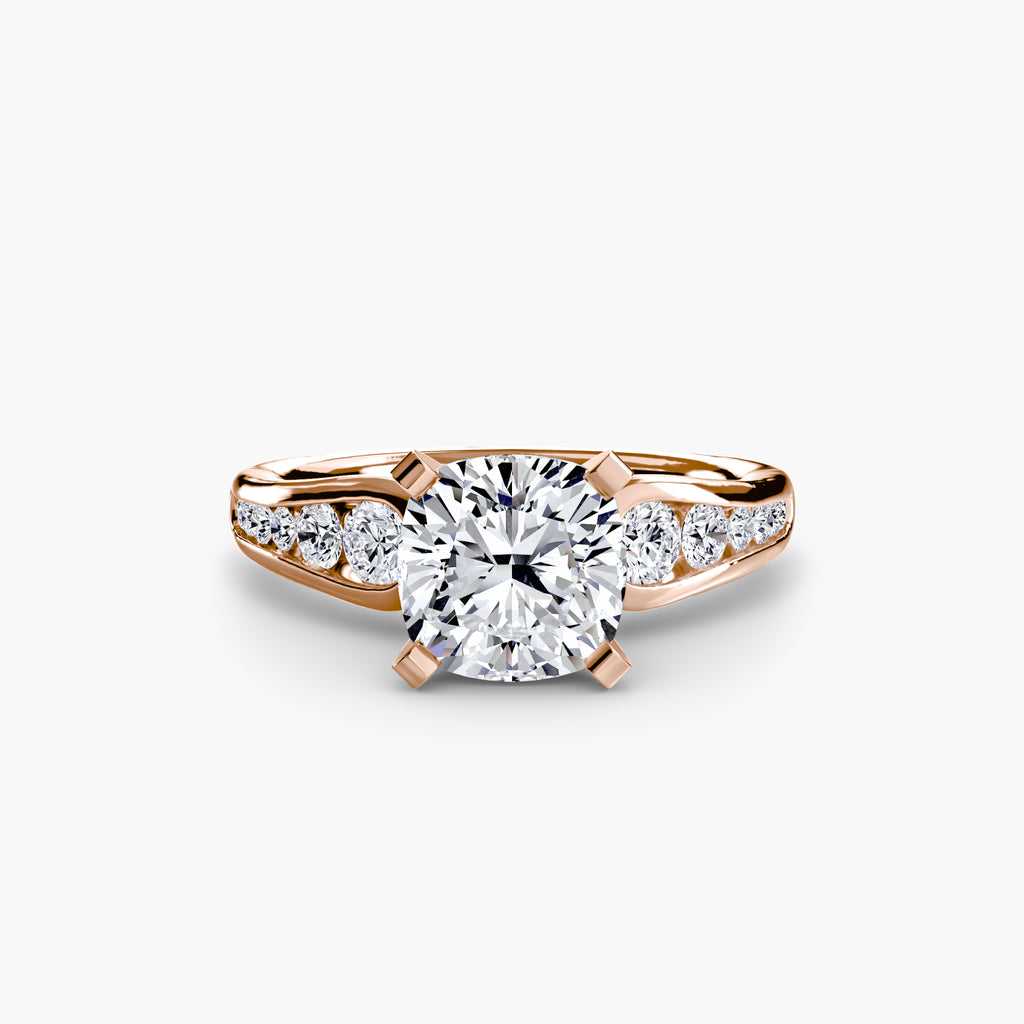 Solitaire with Pavé 2 - EclectiCarat
