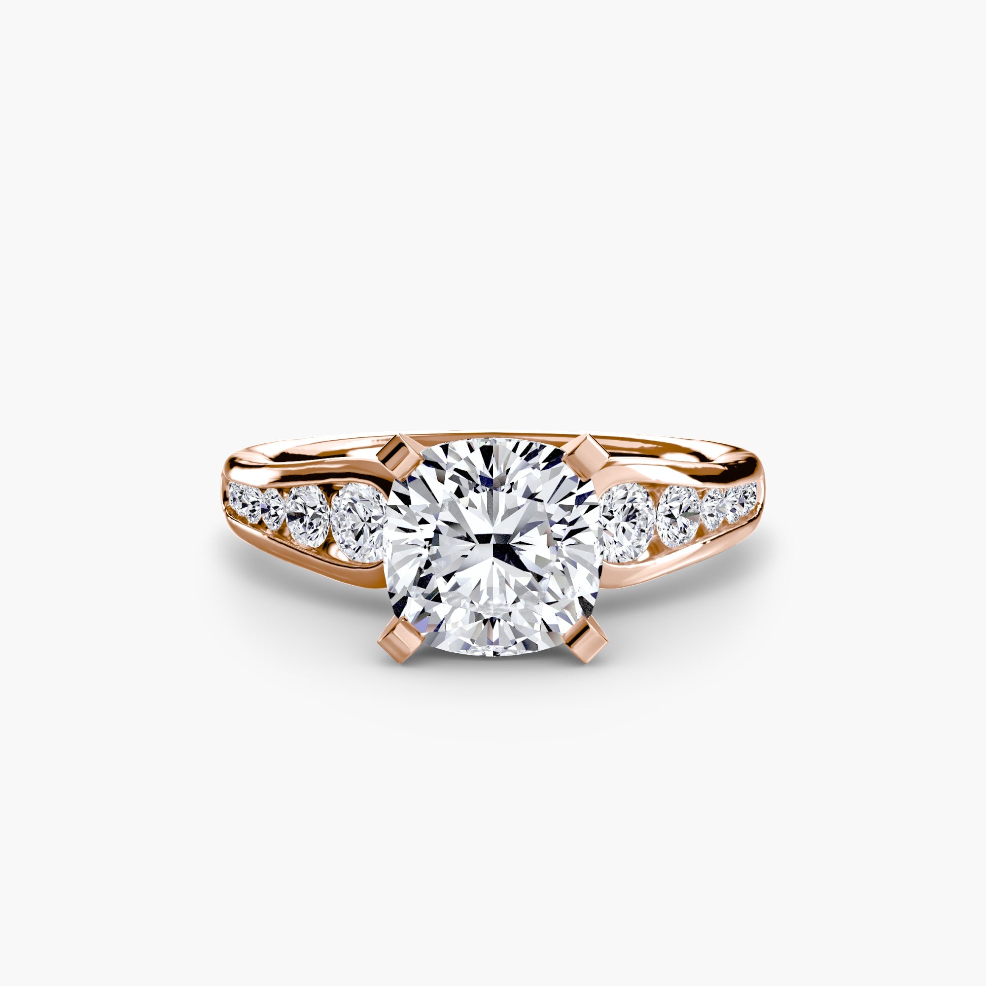 Solitaire with Pavé 2 EclectiCarat