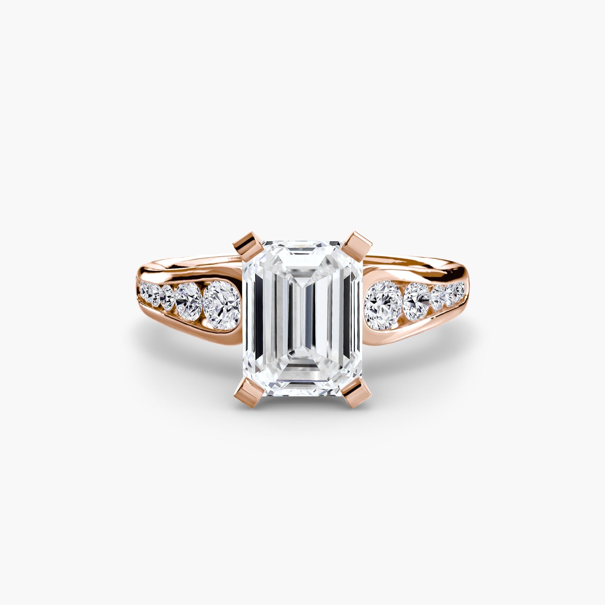 Solitaire with Pavé 2 EclectiCarat