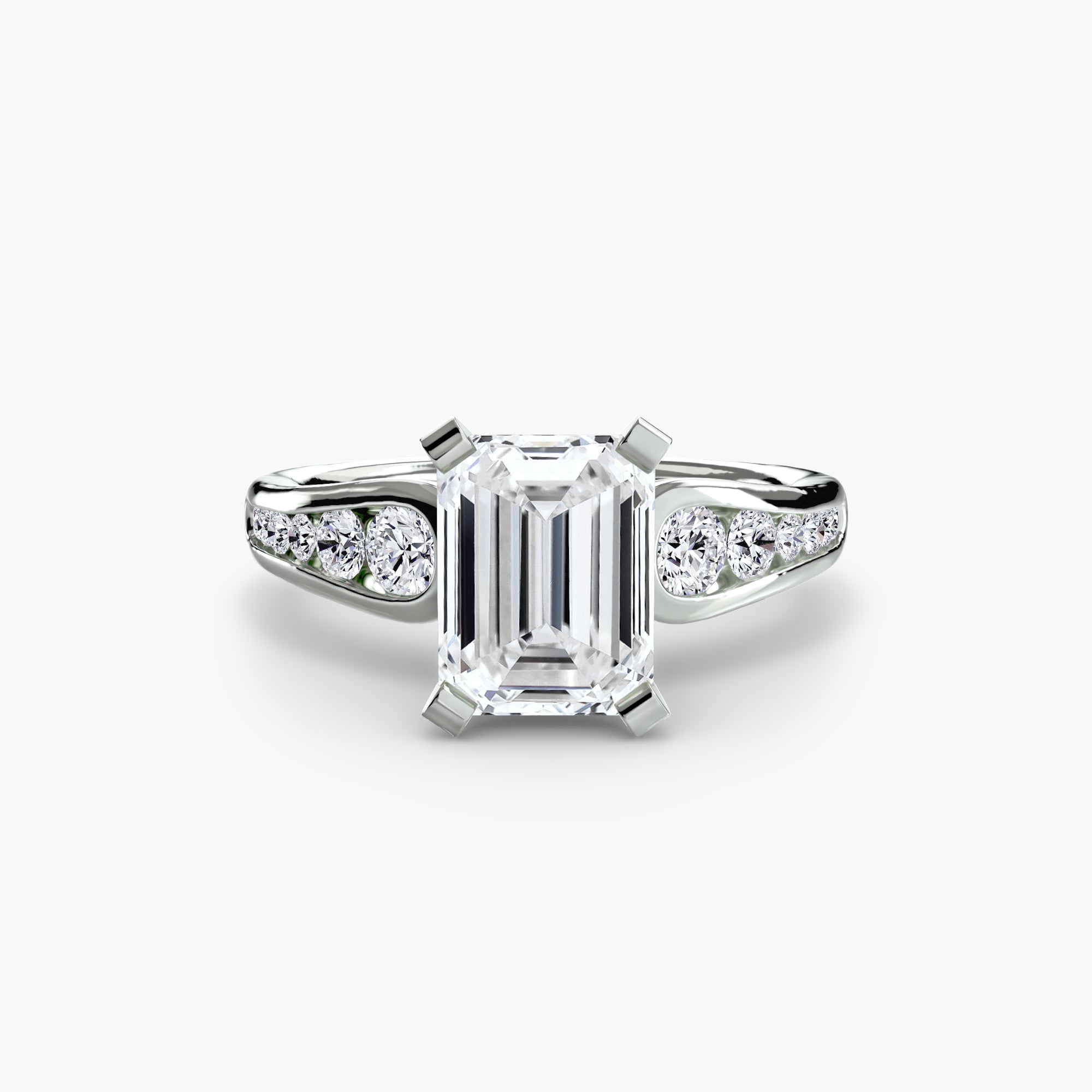 Solitaire with Pavé 2 EclectiCarat