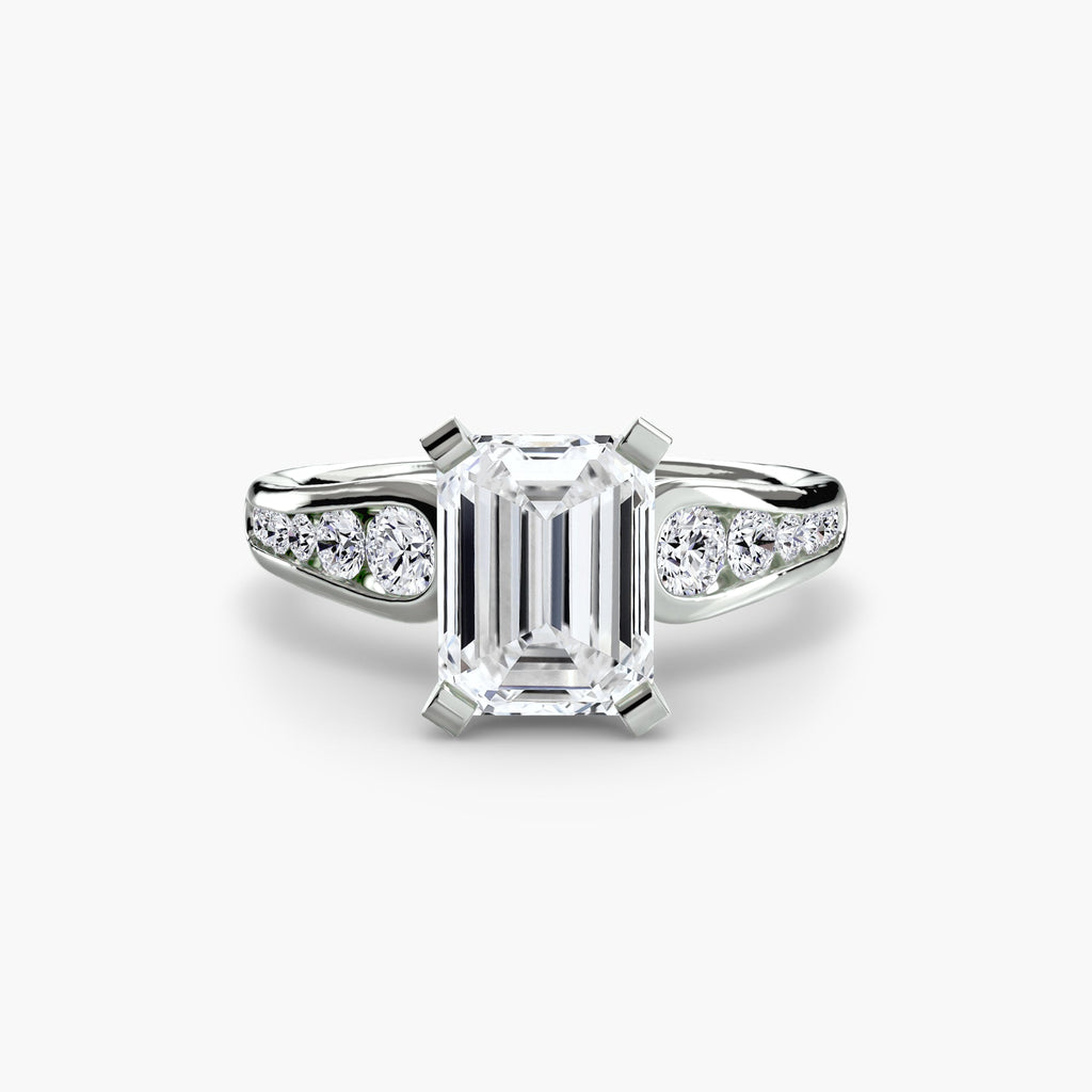 Solitaire with Pavé 2 EclectiCarat