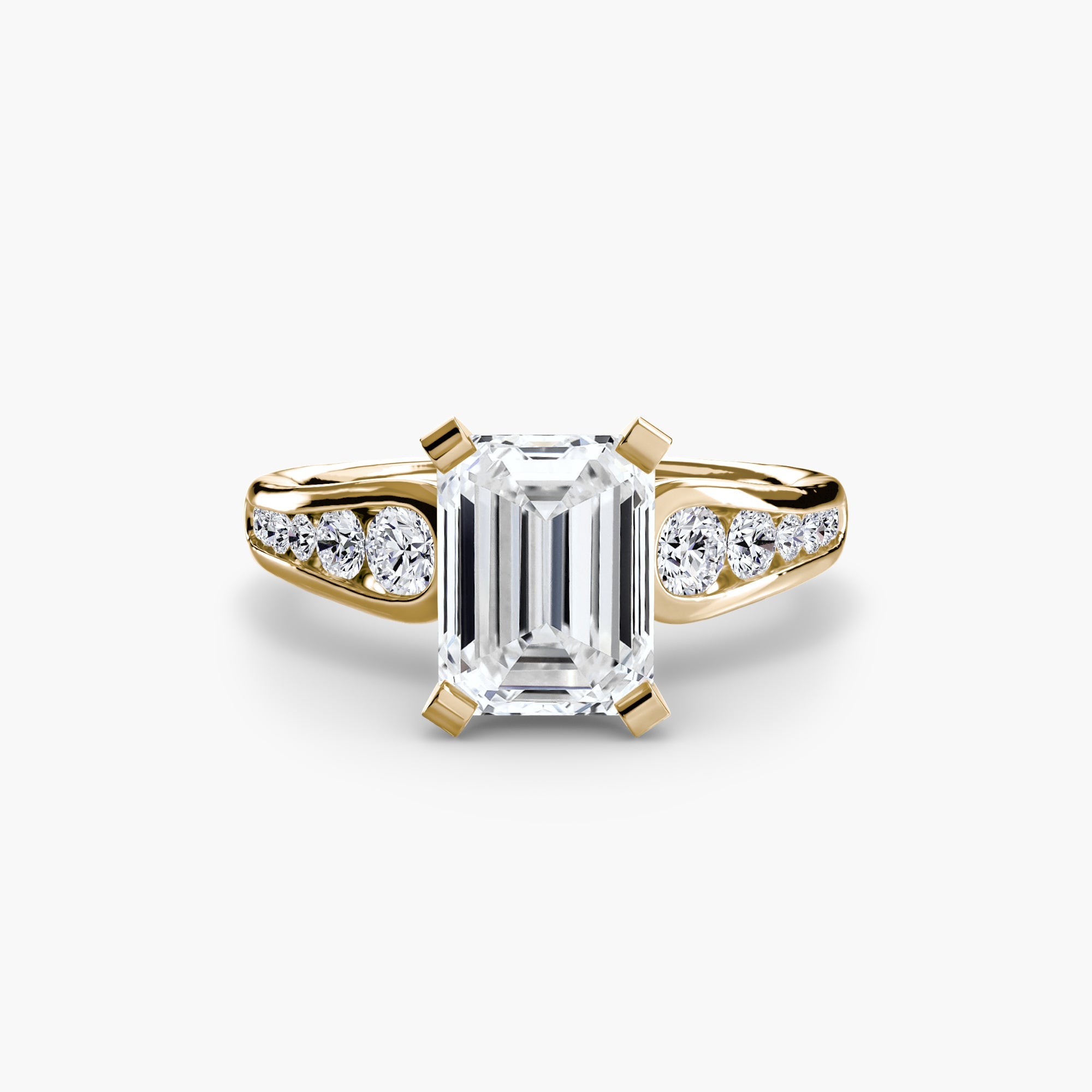 Solitaire with Pavé 2 EclectiCarat