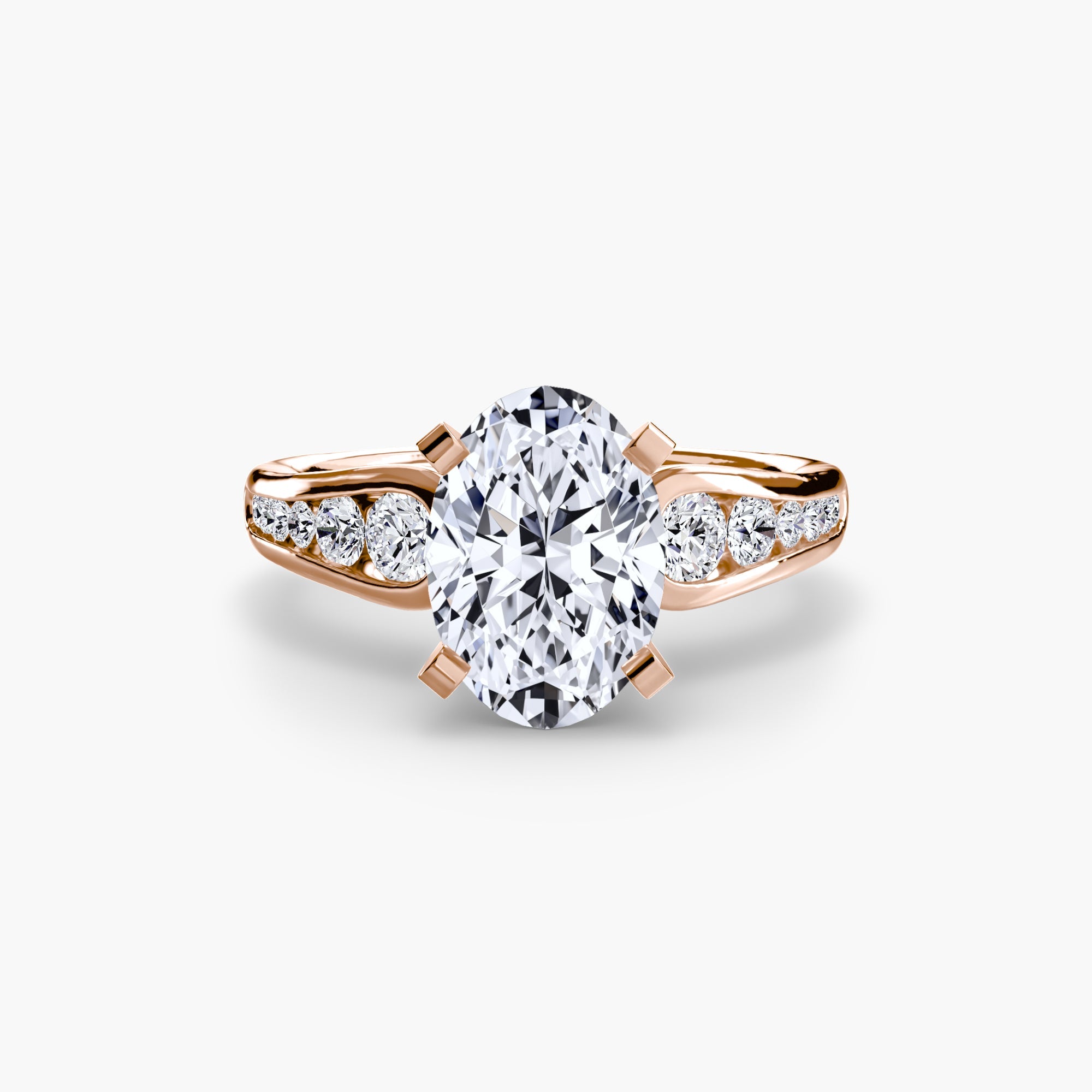 Solitaire with Pavé 2 EclectiCarat