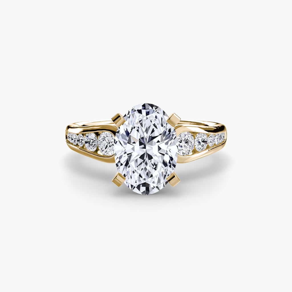Solitaire with Pavé 2 EclectiCarat