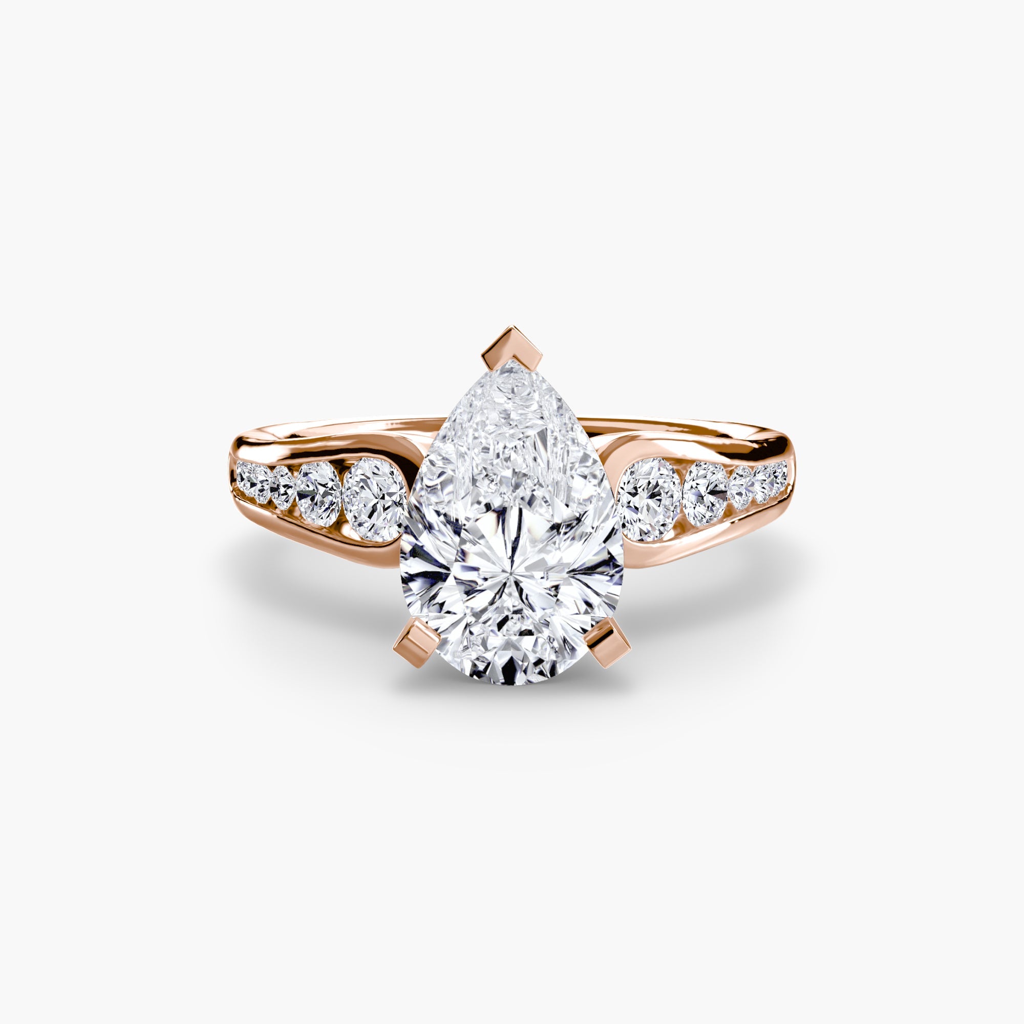 Solitaire with Pavé 2 EclectiCarat