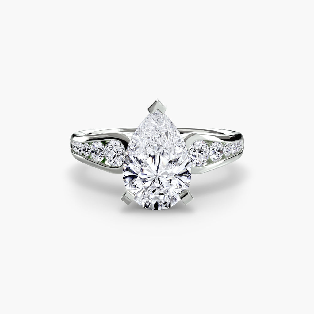 Solitaire with Pavé 2 EclectiCarat