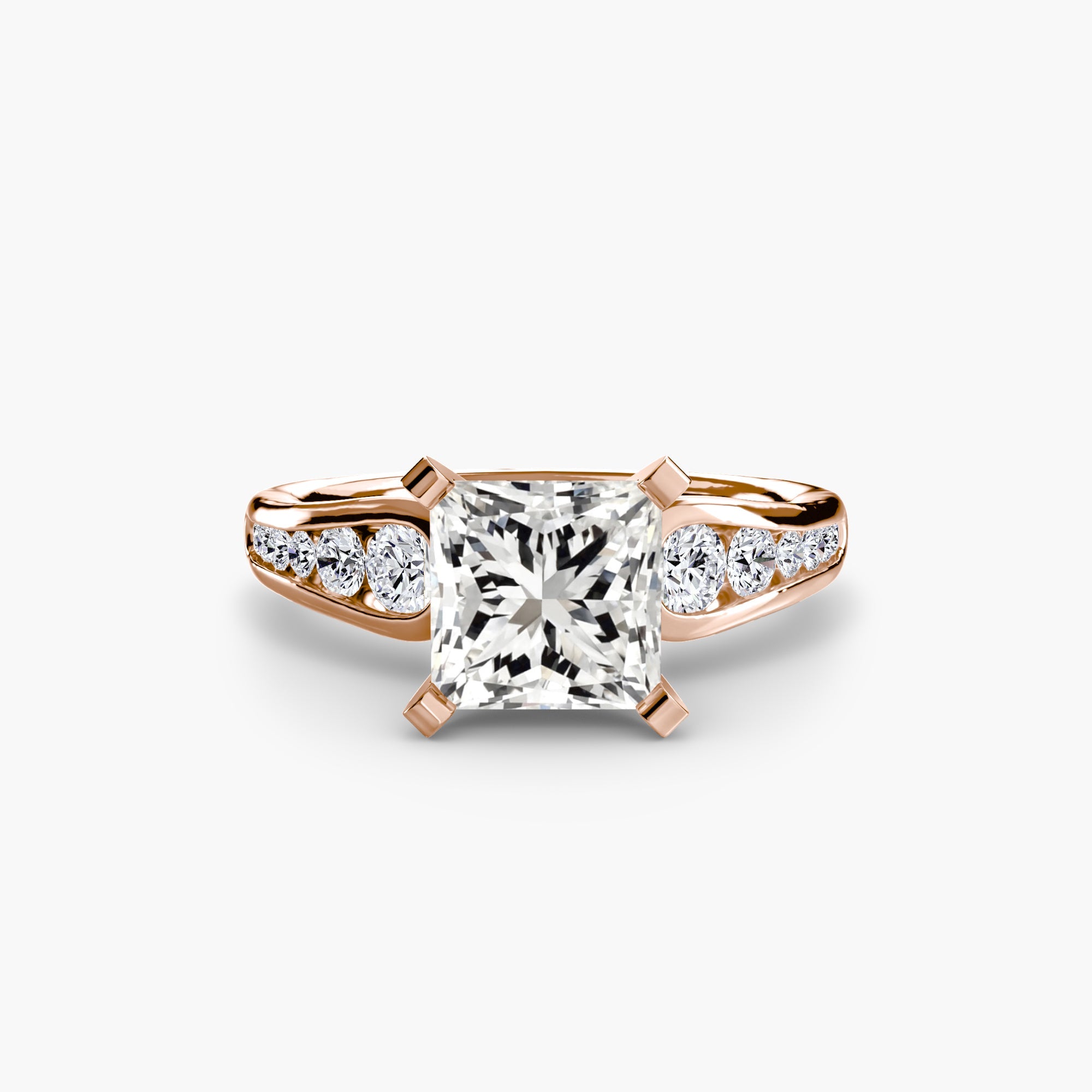 Solitaire with Pavé 2 EclectiCarat