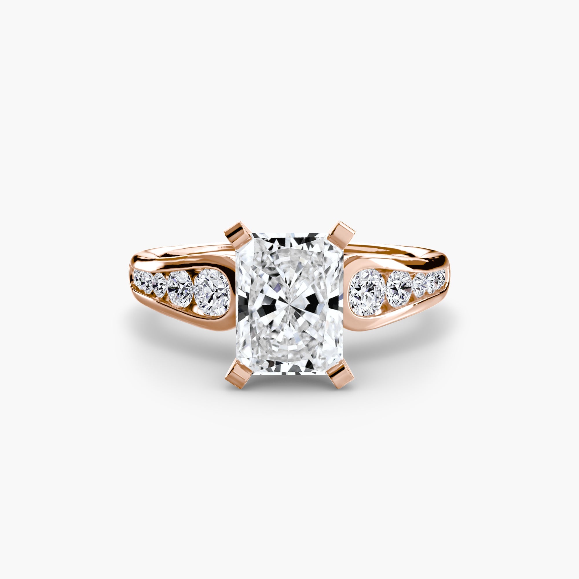 Solitaire with Pavé 2 EclectiCarat
