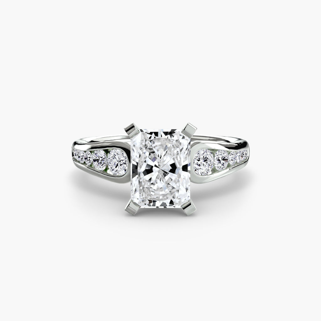 Solitaire with Pavé 2 EclectiCarat