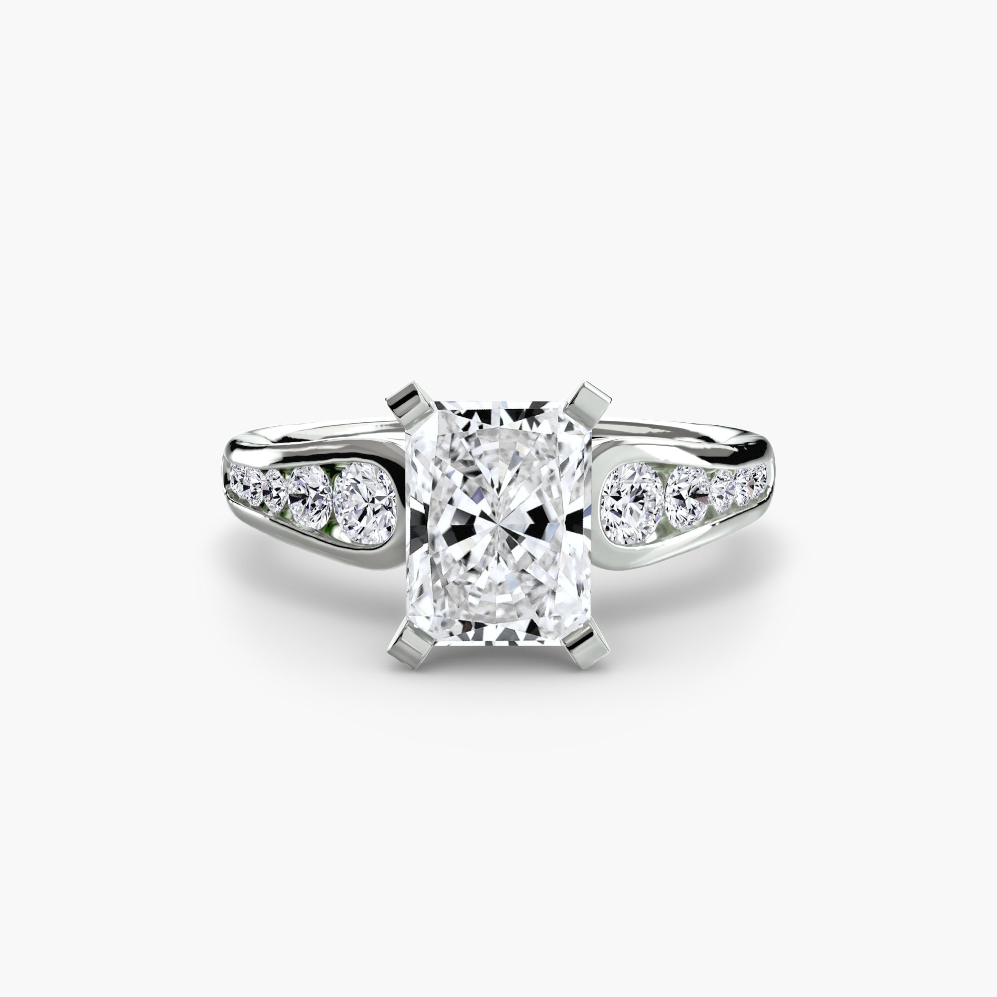 Solitaire with Pavé 2 EclectiCarat