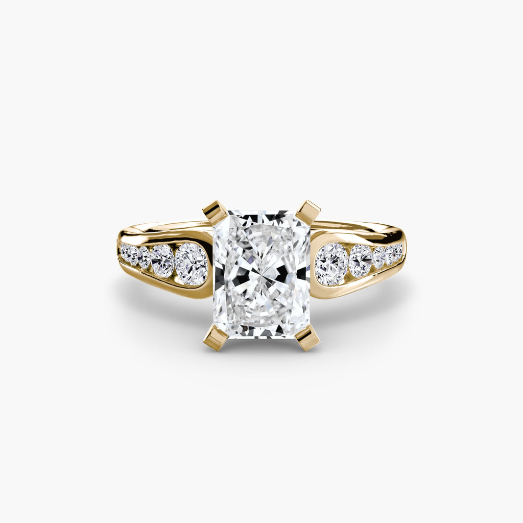 Solitaire with Pavé 2 EclectiCarat