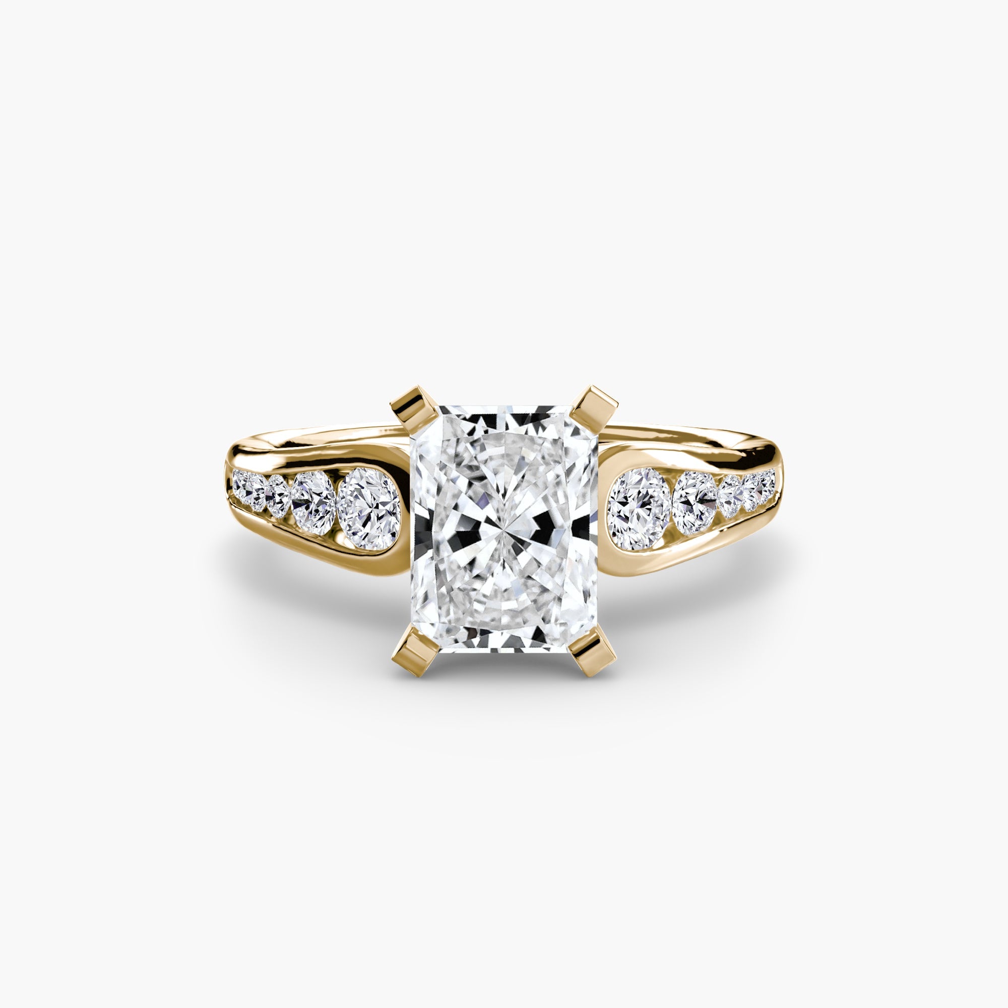 Solitaire with Pavé 2 EclectiCarat