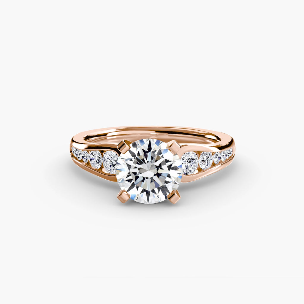 Solitaire with Pavé 2 EclectiCarat