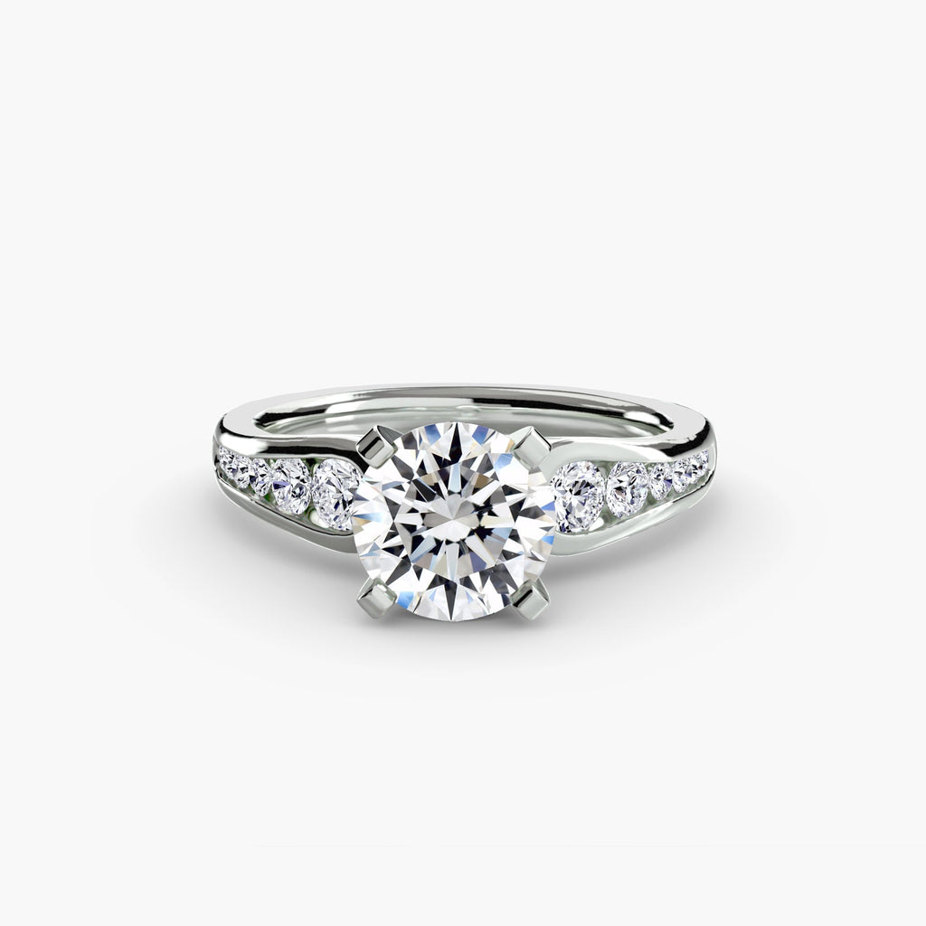 Solitaire with Pavé 2 EclectiCarat