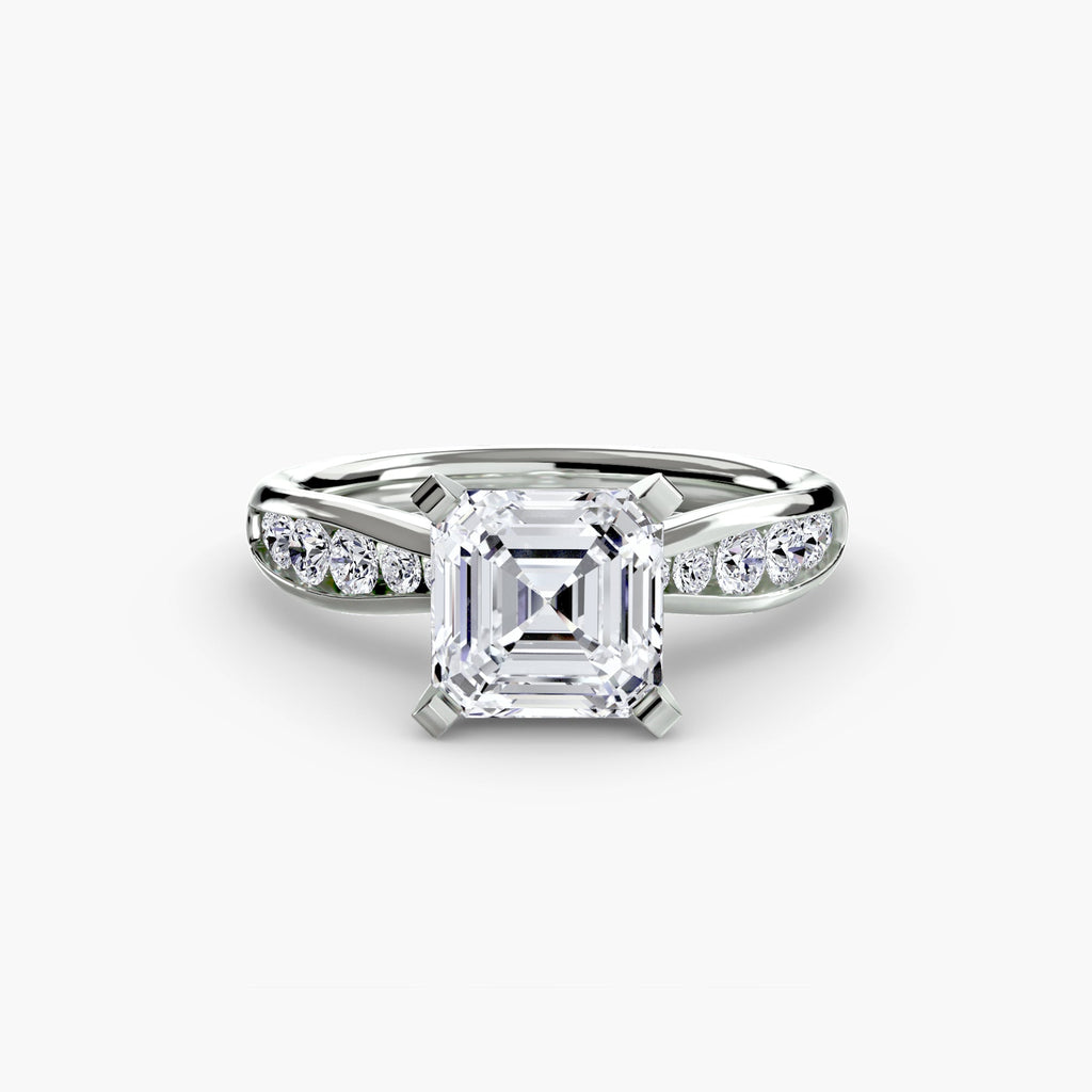 Solitaire with Pavé 3 EclectiCarat