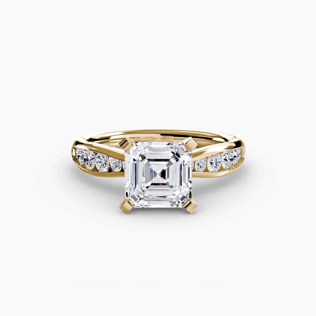 Solitaire with Pavé 3 EclectiCarat