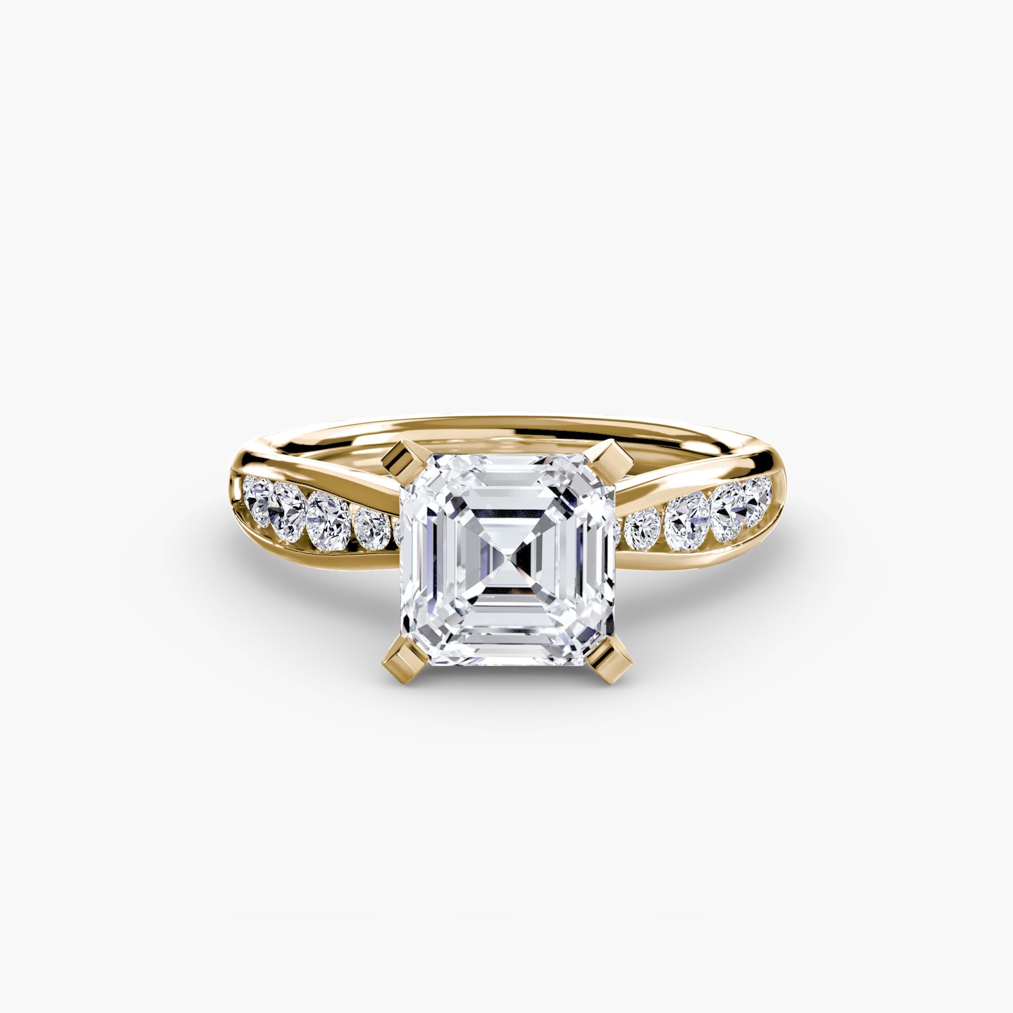 Solitaire with Pavé 3 EclectiCarat